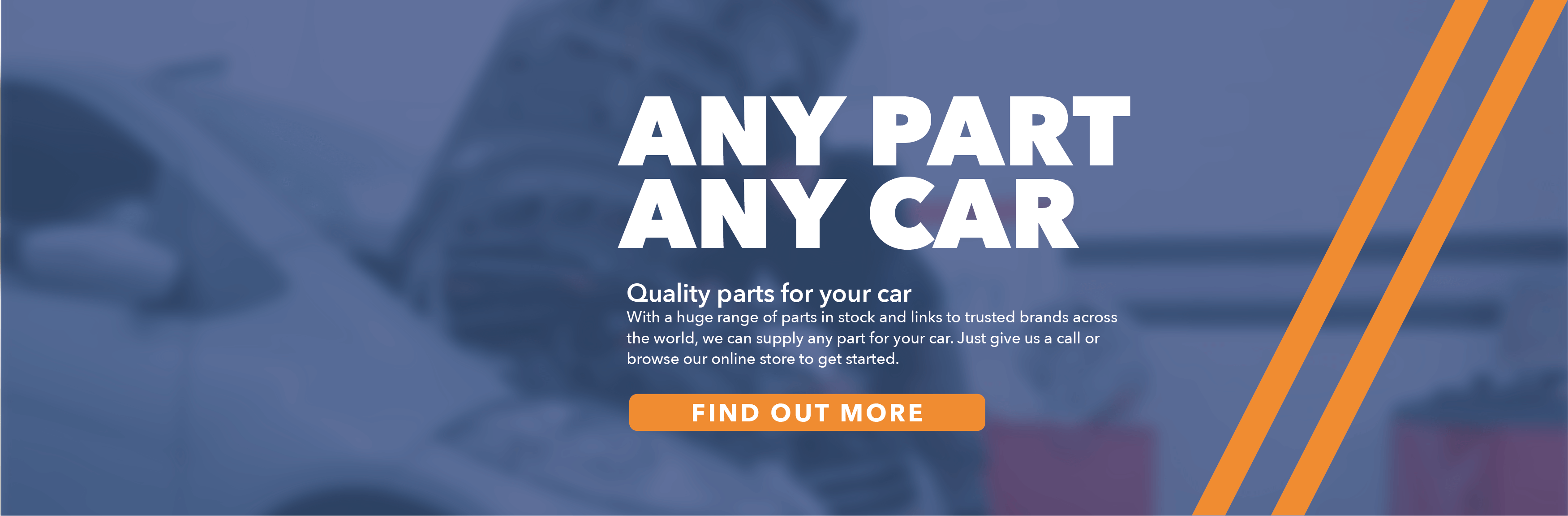 Autovaux Car Parts can supply any part for any car from our extensive range of stock online and in our warehosue.
