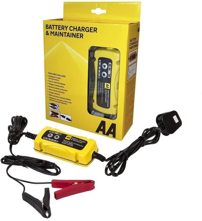 12-VOLT BATTERY MAINTAINER car battery charging, trickle charger, winter  storage