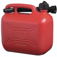 Cosmos 5L Red Plastic Fuel Can - 3106