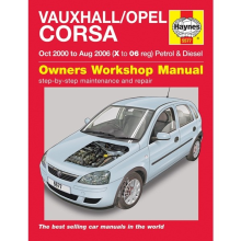 Vauxhall/Opel Corsa Petrol & Diesel - X to 06 Reg - Car Manual 