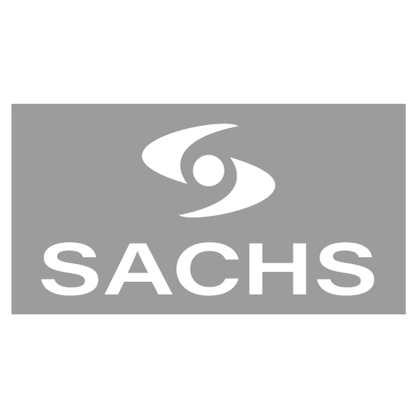 SACHS logo full colour and in black and white.