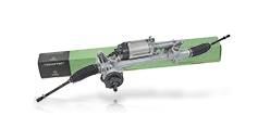 Shaftec Steering Rack floating on a white background with branded box.