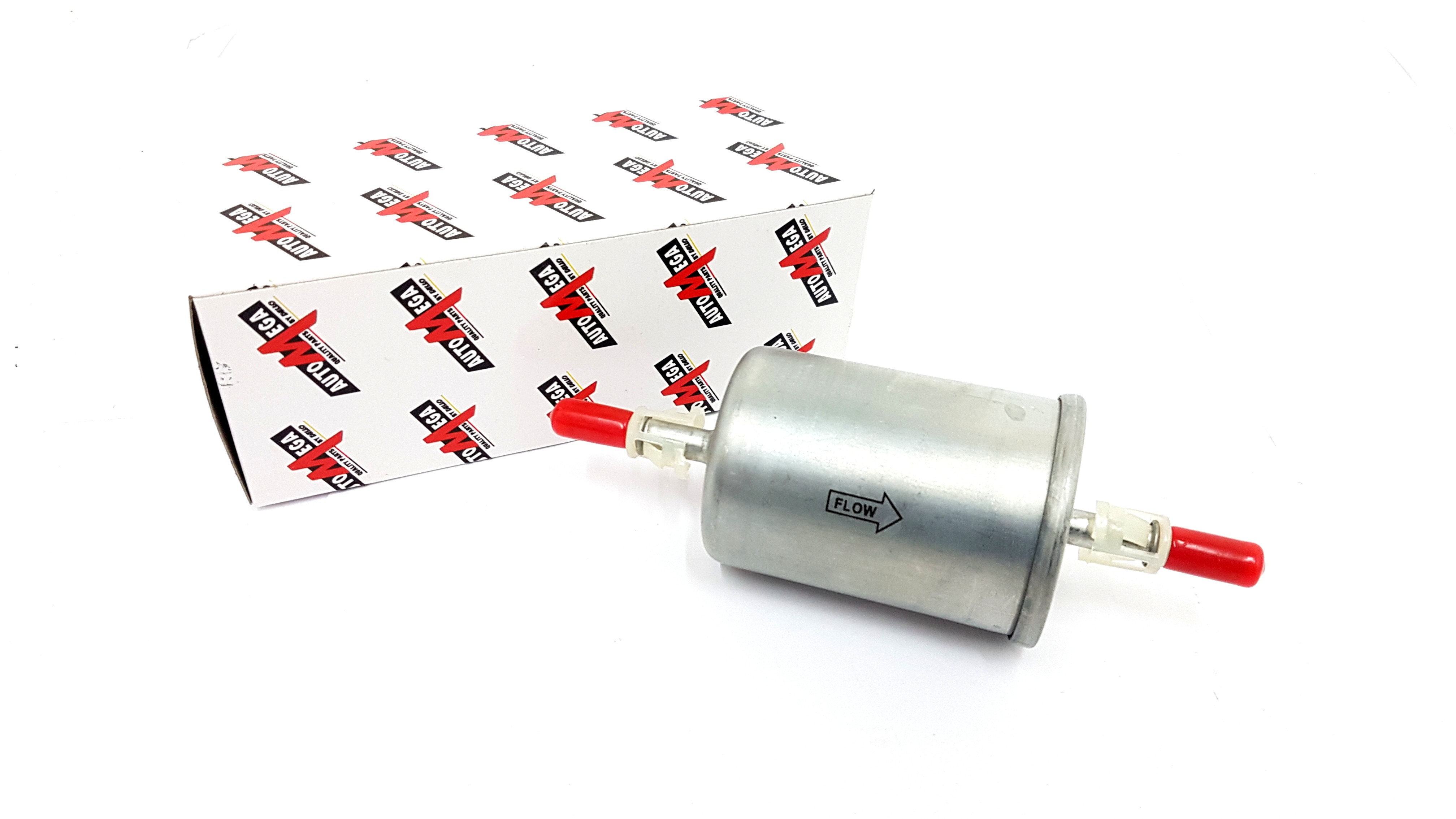 Automega Fuel Filter With Retainer Clips
