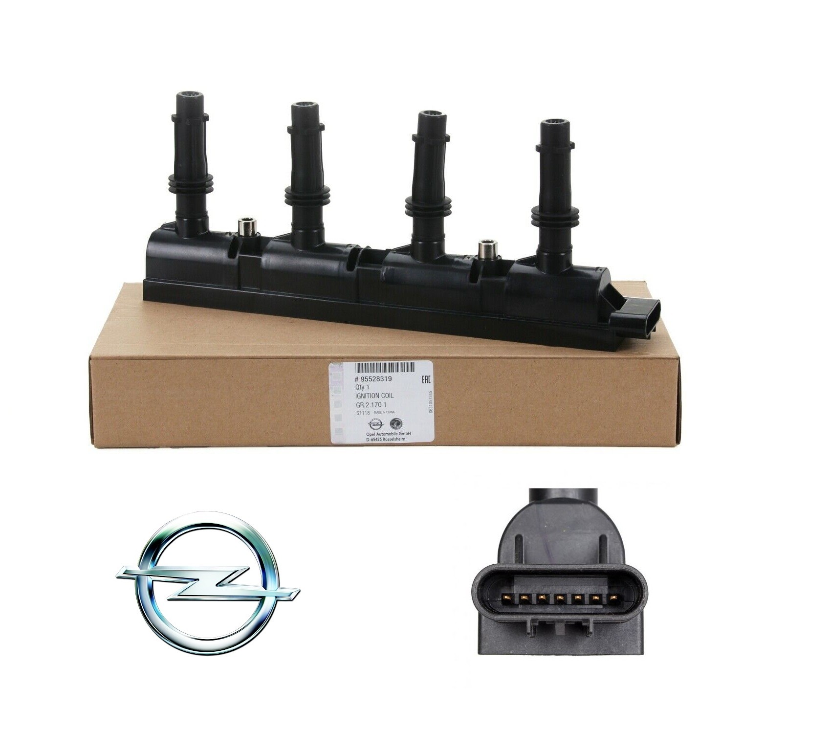 7Pin Ignition Coil Pack Packs for Meriva B 2010-A14XER B14XER  A14NEL B14NEL new