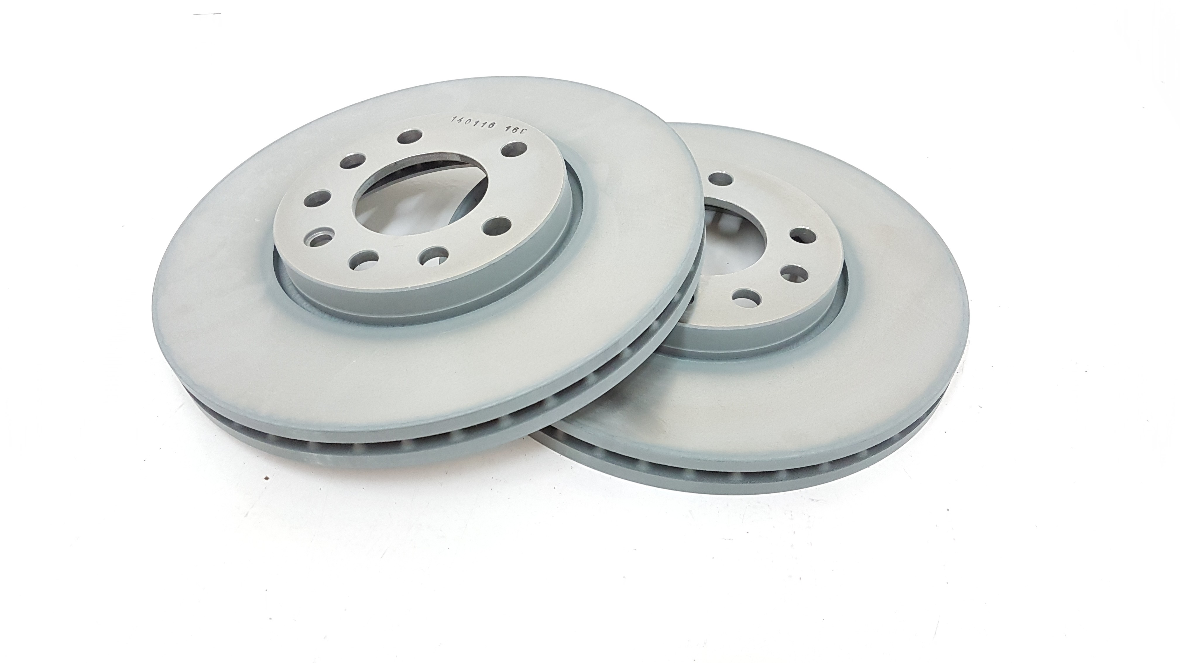 Vauxhall Vectra 1.9 CDTi 01//04-01//04 Dimpled /& Grooved Rear Brake Discs
